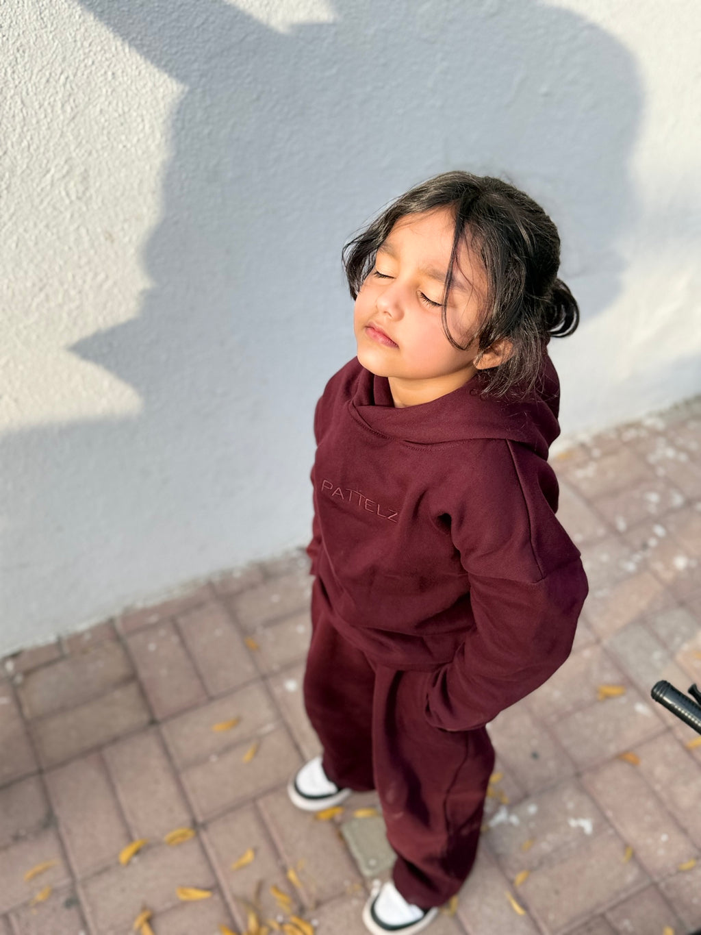 Cozy Cub Hoodie Cord Set-Berry Maroon