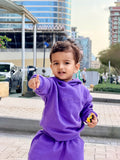 Cozy Cub Hoodie Cord Set-Lavender Mist