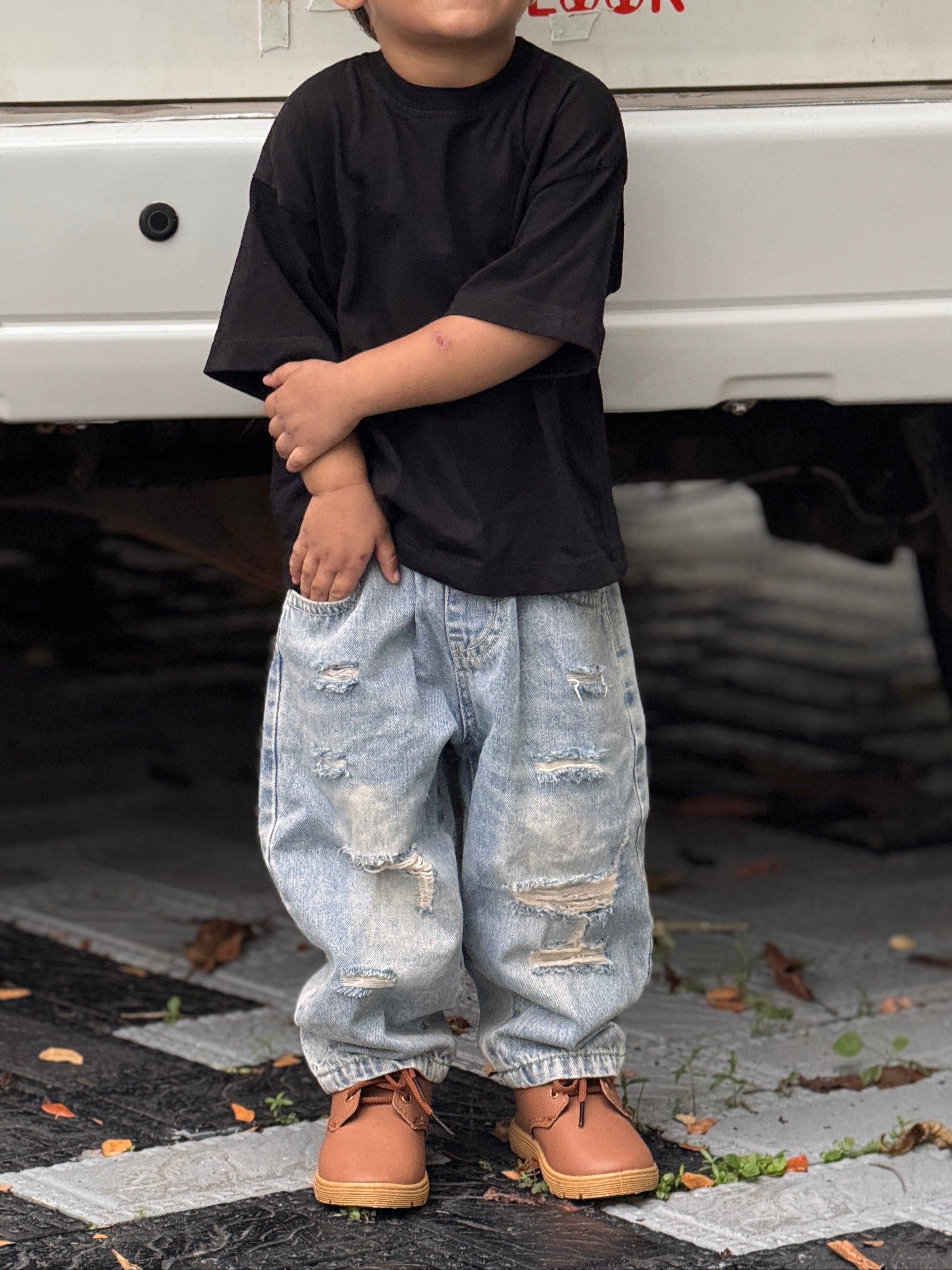 Phantom Black oversized Tee